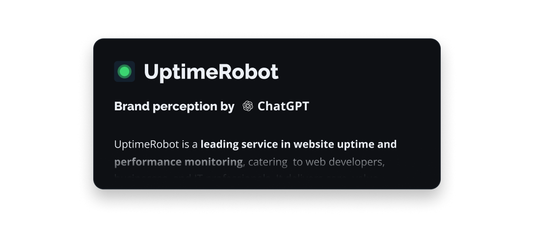 Understand how LLM’s perceive your brand