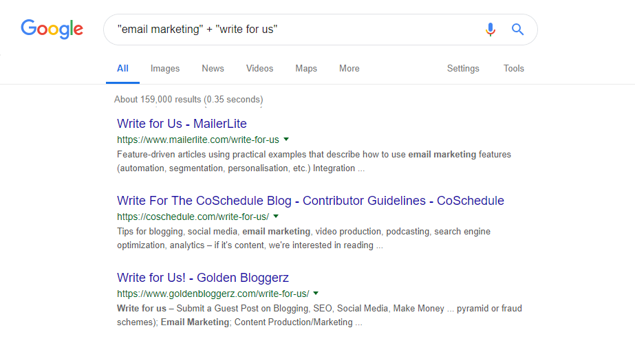 exact match search operator