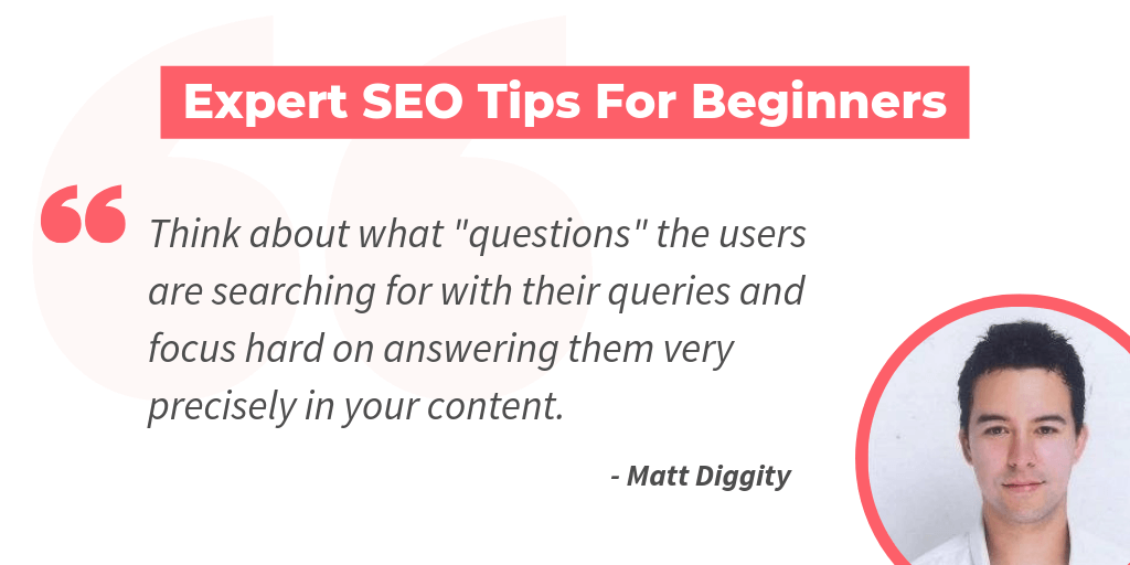 Matt Diggity SEO roundup quote