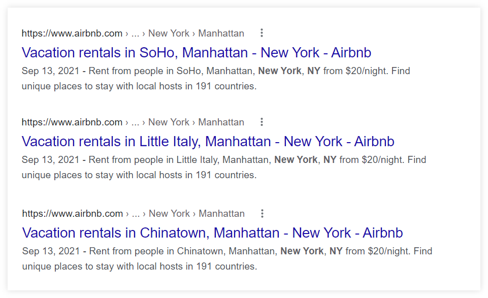 automatically generated title tags