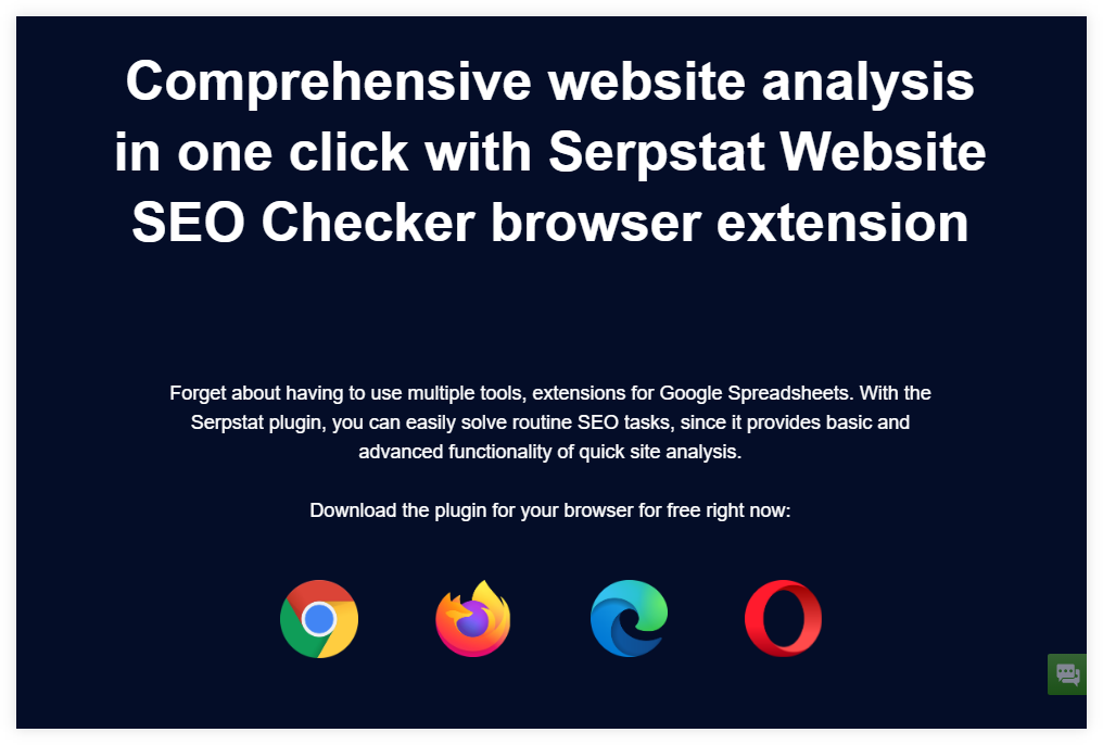 SERPStat Website SEO Checker